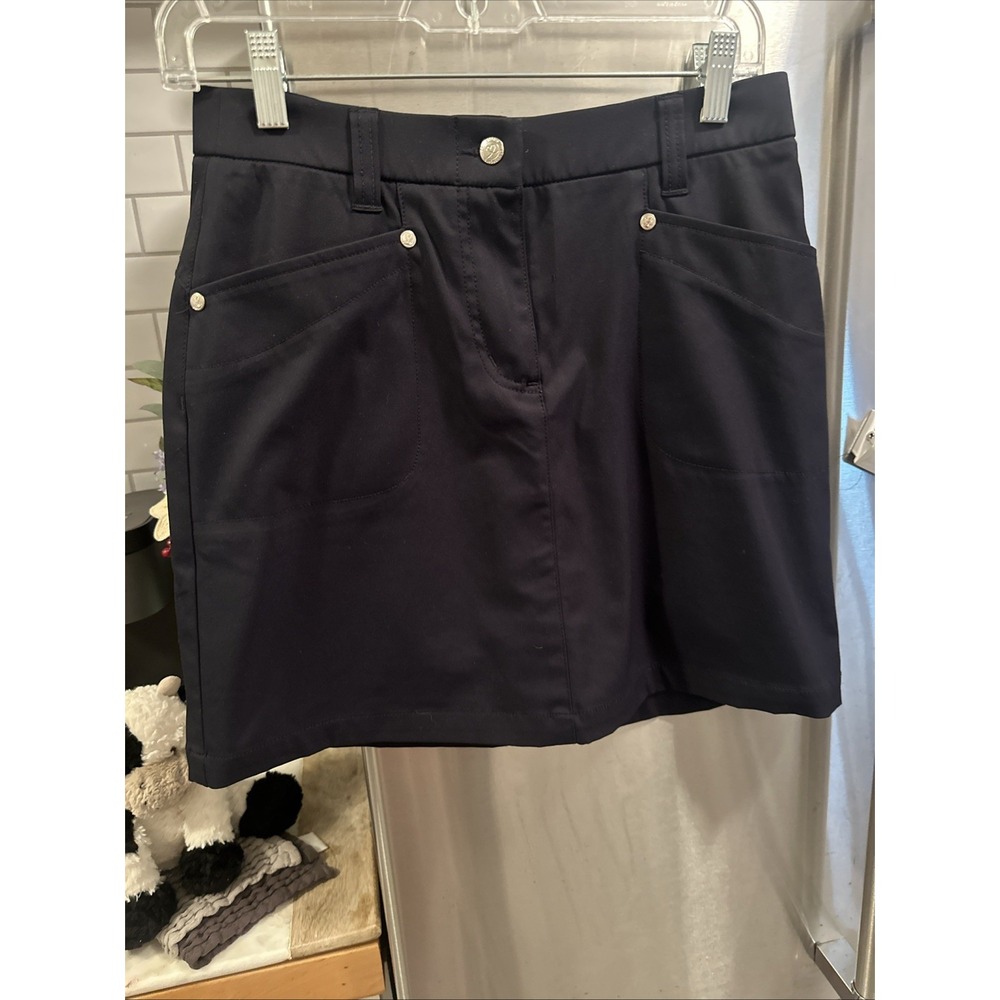Daily Sports V2 Golf Skort Black Sz4 Premium Performance Stretch Built In Shorts